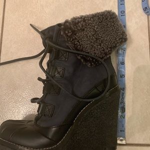 Tory Burch Fairfax Wedge Boots (Updated listing)